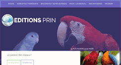 Desktop Screenshot of editions-prin.com